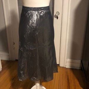 Banana Republic silver skirt